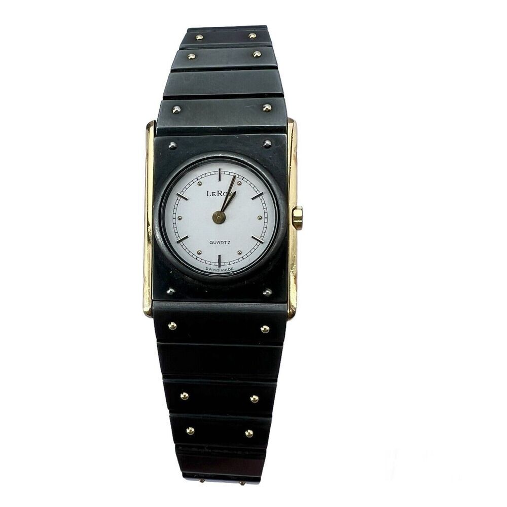 Vintage Le Roy - Baume & Mercier 8802 Ladies Quartz Tank Watch Series 2505562